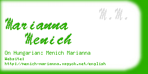 marianna menich business card